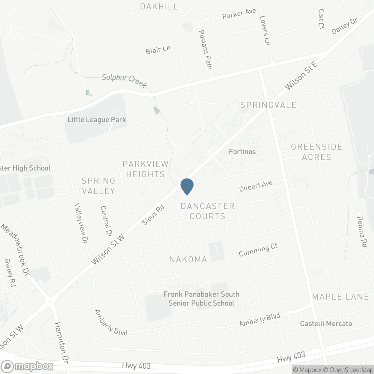 140 W WILSON Street W, Ancaster, Ontario L9G 1N3